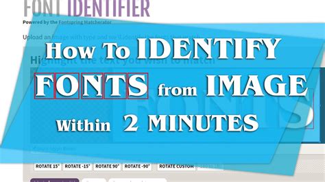 How To Identify Fonts From Image In 2 Minutes By Designology Youtube
