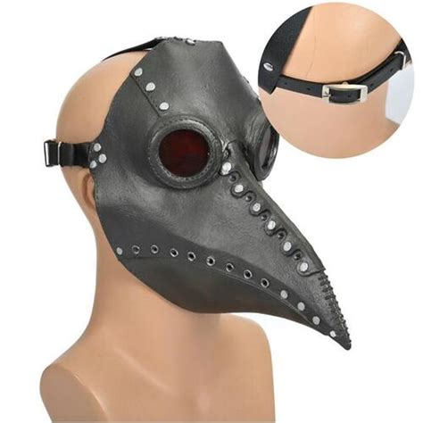 Plague Doctor Mask Full Head Rubber