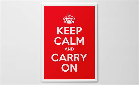 Personalised Keep Calm And Print Poster Or Canvas Posterhaste