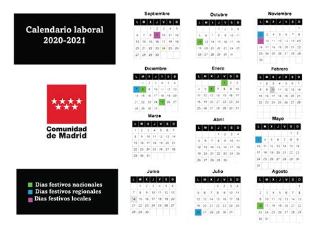 Calendario Jun 2021 Calendario Laboral Construcción Madrid 2020 Boe