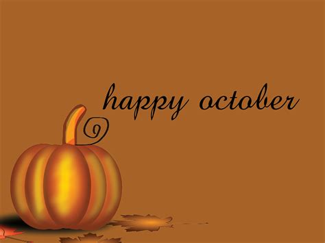 Happy October Desktop Wallpaper Welcome October Images Hello October
