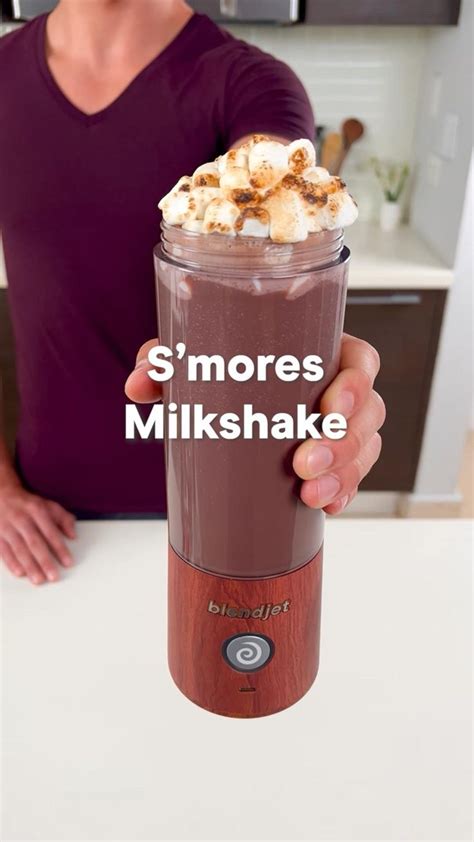 Smores Milkshake Recipe With Blendjet® 2 Portable Blender