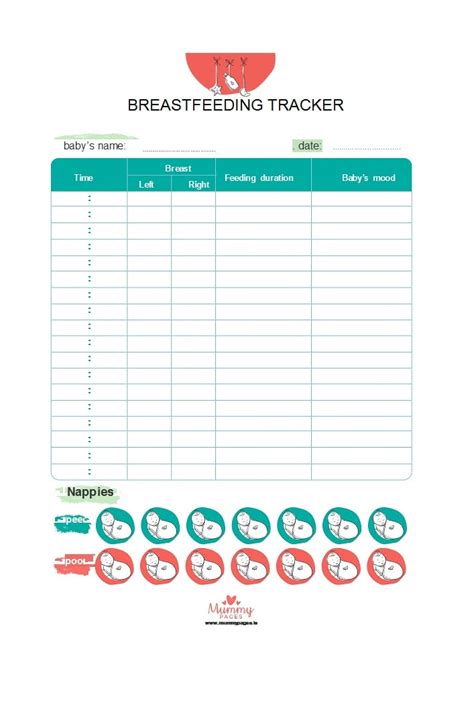 Printable Baby Feeding Charts Newborn Feeding Schedule