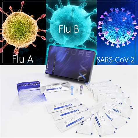 Viasure Covid Combo Kit Covid Flu A Flu B