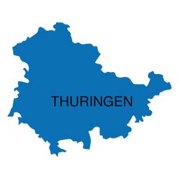 Dise O Png Y Svg De Mapa Del Estado De Turingia Para Camisetas