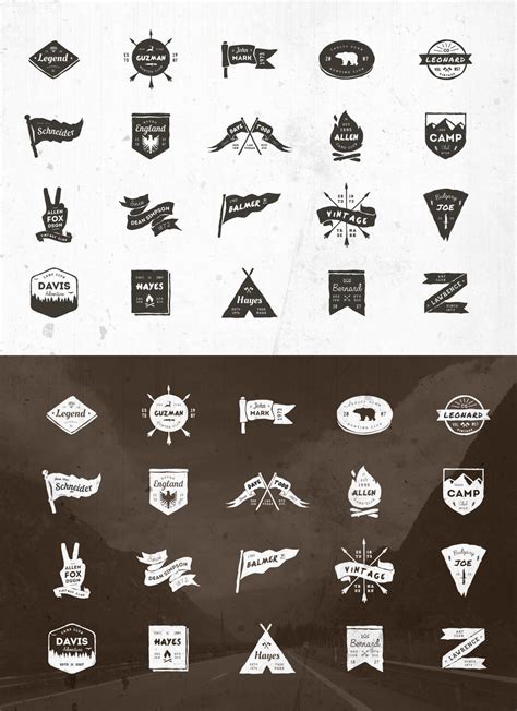 20 Vintage Grunge Badges Design Buy Now