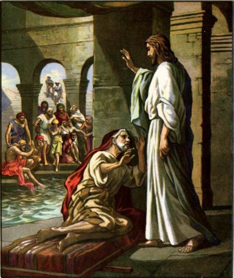 The Bible In Paintings Jesus Heals A Paralytic At The Pool Of Bethesda