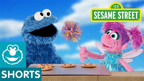 Sesame Street Abby And Cookie Monster Subtract Eat Cookies Youtube