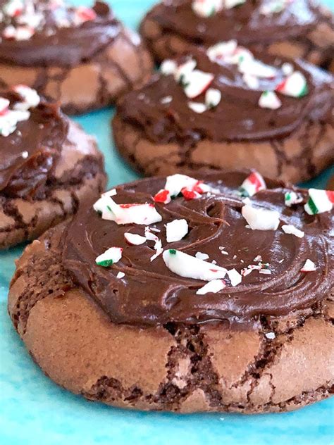 Easy Chocolate Peppermint Fudge Brownie Mix Cookies 100 Directions