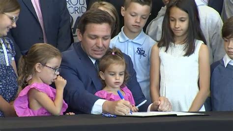 Gov Desantis Signs Bill To Support Responsible Fatherhood