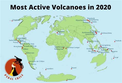 What Country Has Most Active Volcanoes Pedal Chile
