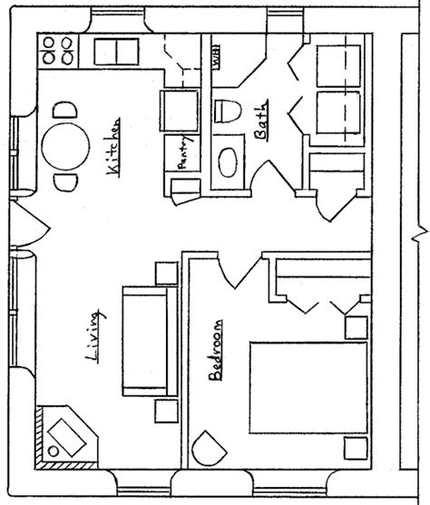 20 X 20 Floorplan Add Loft Onto Garage Apartment T Pinterest