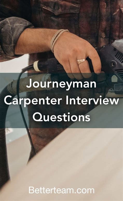 Journeyman Carpenter Interview Questions Job Description Interview Questions Job