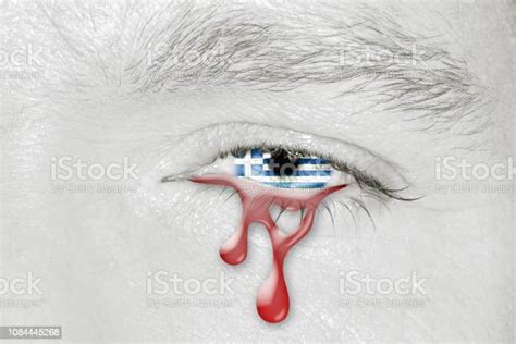Greek Bloody Crying Eye Stock Photo Download Image Now Accidents