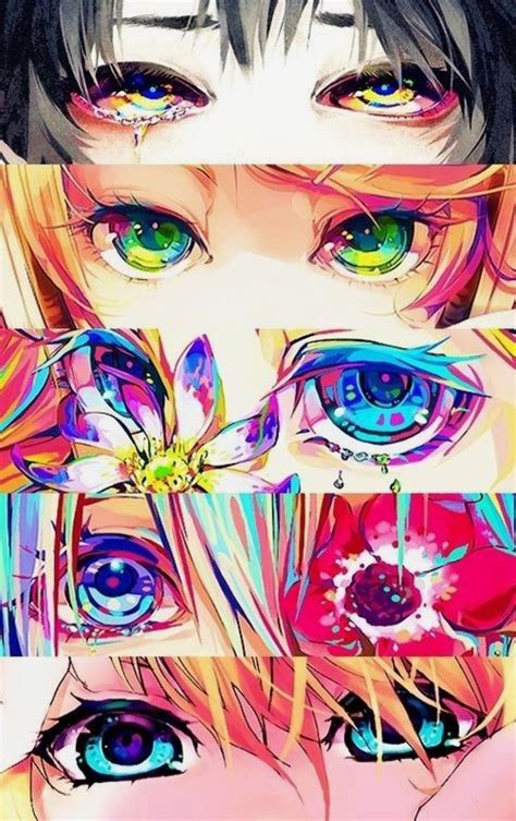 Anime 👀 Cute Different Colours Life ️ ️ ️ Anime Eyes Anime Art