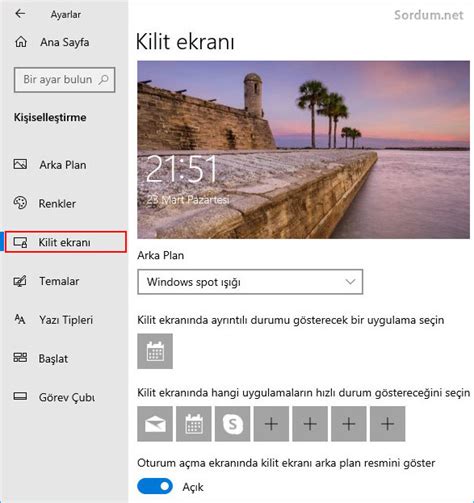 Windows 10 Kilit Ekran Resmi Değiştirilemesin