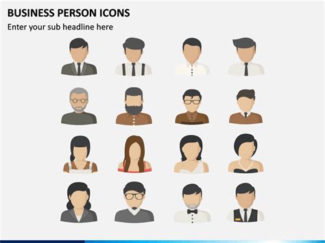 Business Person Icons Powerpoint Sketchbubble
