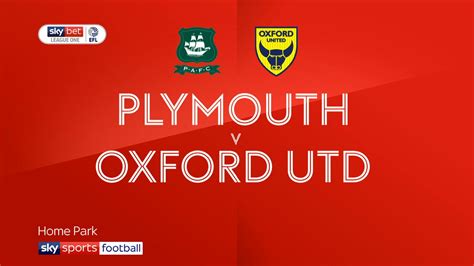 Plymouth 3 0 Oxford Ruben Lameiras Scores Twice To Boost Survival Hopes Football News Sky