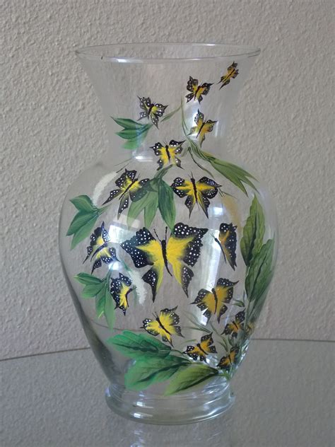 Hand Painted Vase Painted By Helen Krupenina Diy Vase Vases Decor