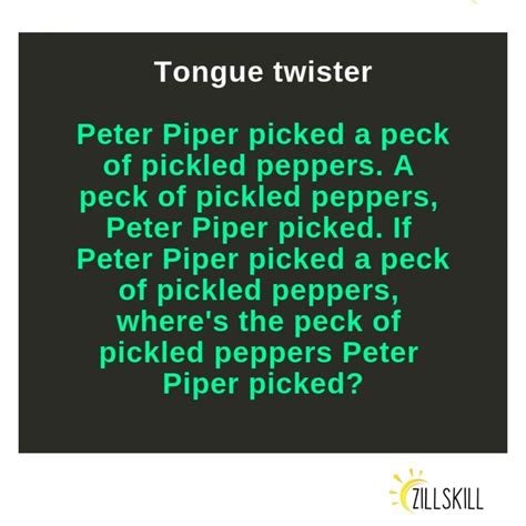 Try This Tongue Twister In 2021 Tongue Twisters Facts For Kids
