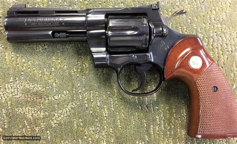 Colt Python 4 Inch Blued 357 Magnum