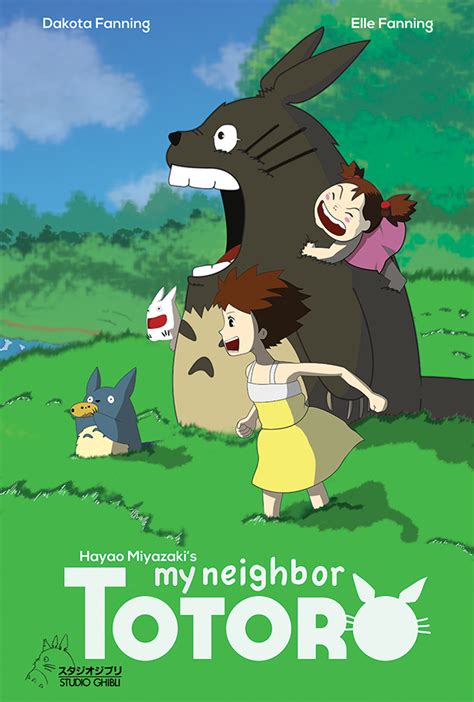 My Neighbor Totoro Movie Poster Lanasign