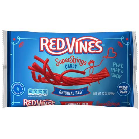 Red Vines Pull Apart Red Licorice Candy Superstrings 14 Oz Kroger