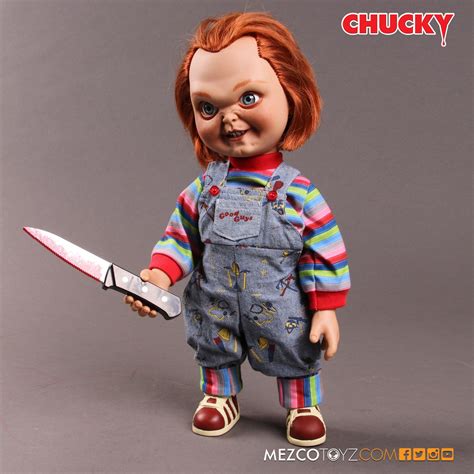 Childs Play Talking Sneering Chucky Doll Mezco Toyz