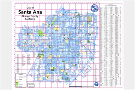 City Of Santa Ana Map Catalog