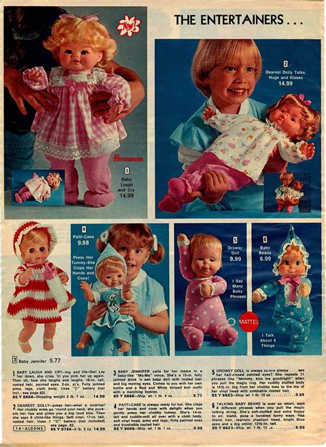 1978 Advertisement Doll Baby Laugh Cry Jennifer Patti Cake Drowsy Rub A