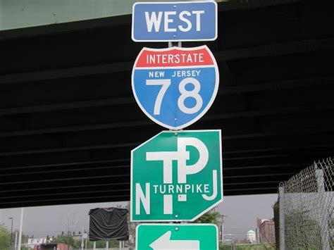 New Jersey Interstate 78 And New Jersey Turnpike Aaroads Shield Gallery