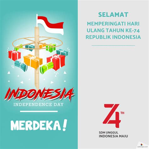 Logo poster hari kemerdekaan 2020. Cantik Contoh Poster Kemerdekaan Indonesia Ke 73 - Koleksi ...
