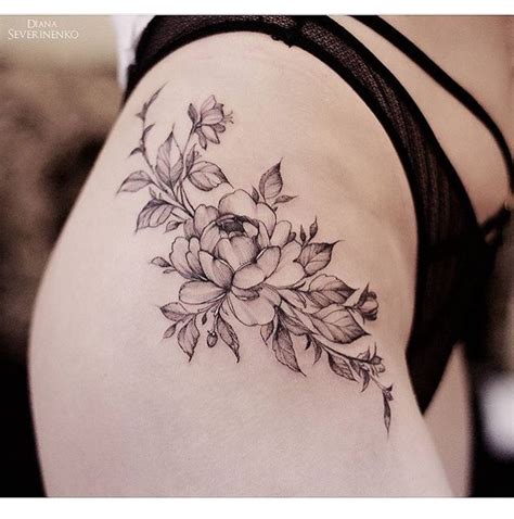 Flower Hip Tattoos Flower Tattoo Meanings Beautiful Flower Tattoos Floral Tattoo Tattoo