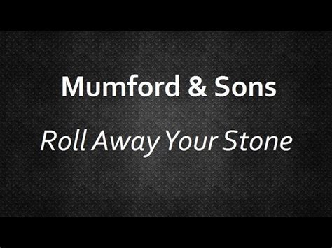 Mumford And Sons Sigh No More Lyrics