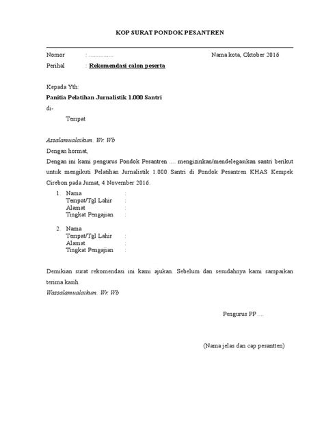 Berikut contoh surat rekomendasi kegiatan sekolah : Contoh Surat Rekomendasi Beasiswa Dari Tokoh Masyarakat ...