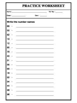 Count and put the correct sign; Worksheet of Number Names-Number Names-Numbers-Maths in 2020 | Mathematics worksheets, First ...
