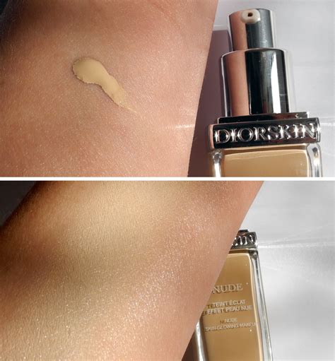Diorskin Nude Skin Glowing Make Up In Ivory Review And Swatches MakeUp All