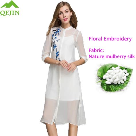 Buy 2018 Summer Style Lady Shirt Dresses Retro Floral Sexy Tops Nature Silk
