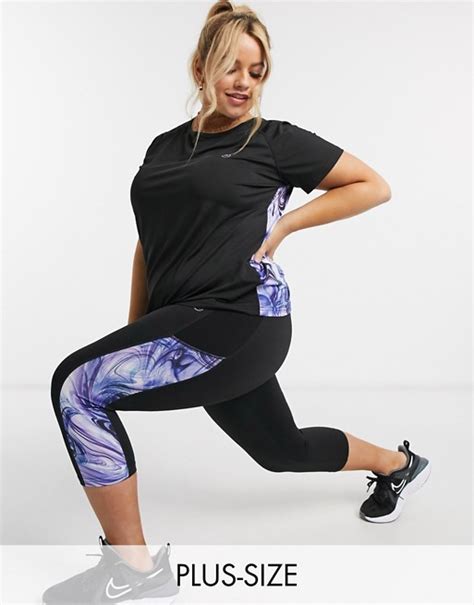 Simply Be Activewear Set In Marble Asos Activewear Sets Must Haves