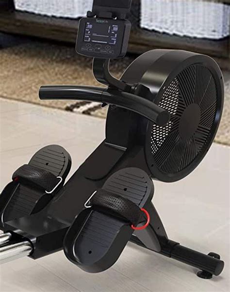 SereneLife Smartphone Compatible Rowing Machine Fitness Gizmos
