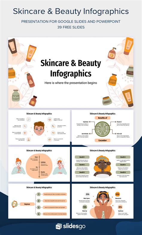 Skincare And Beauty Infographics Powerpoint Slide Designs Powerpoint