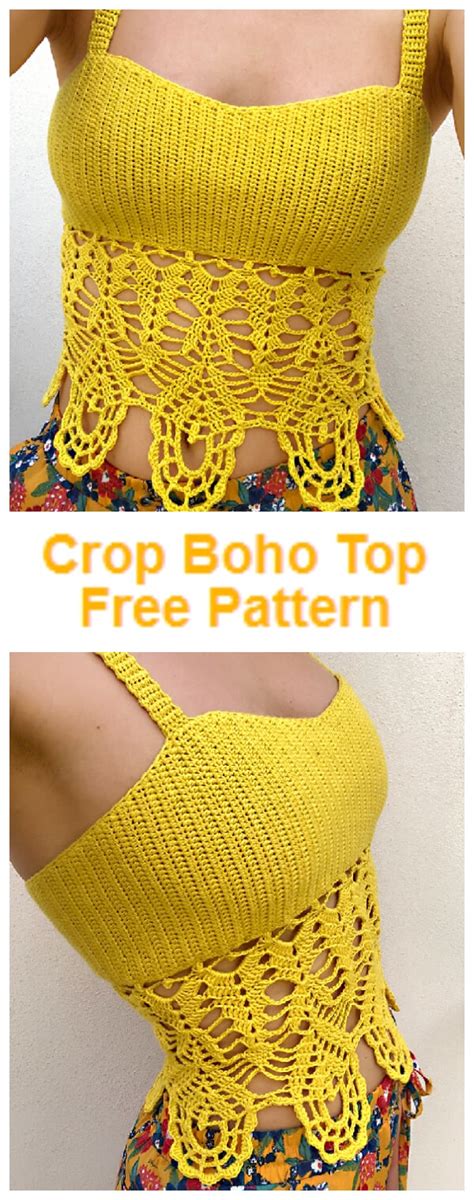 top 4 crochet summer crop top patterns crochet kingdom