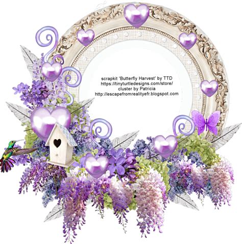 Escape From Reality Blog Ftu Butterfly Harvest Cluster Frames Ttd