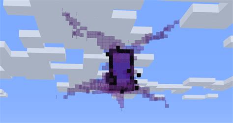 I Had A Nether Portal Spawn In The Sky Decided To Make Something Out