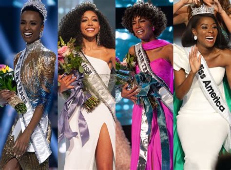 Miss Universe Miss America Miss Usa And Miss Teen Usa Are All Black Women Alexus Renée