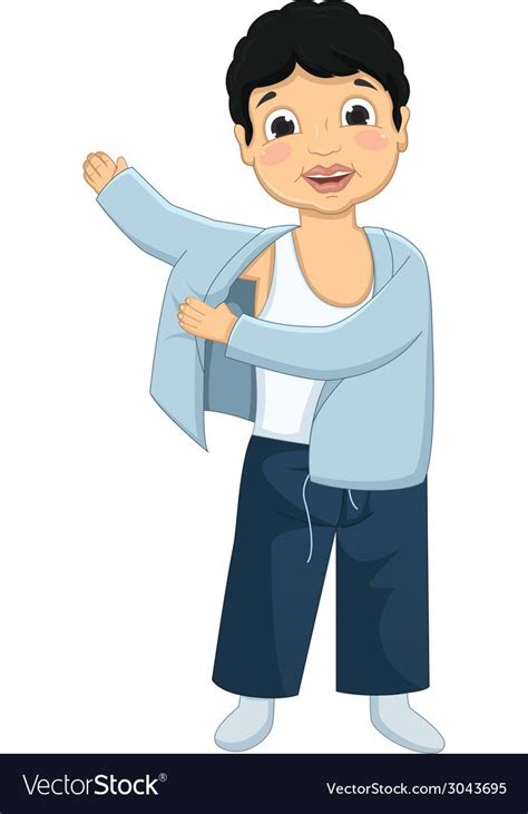 Boy Wearing Pajamas Vector Illustration Eps10 Download A Free Preview