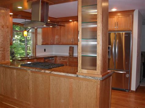 Kitchen cabinet designs portland oregon kitchen cabinet. This Macnsons kitchen remodel features natural wood and ...