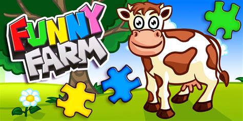 Funny Farm Animal Jigsaw Puzzle Game For Kids And Toddlers Nintendo