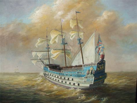 Royal Sovereign первый линейный британский корабль Парусники яхты
