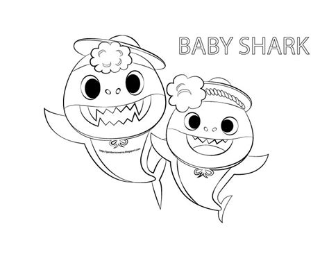 Pinkfong Baby Shark Coloring Sheets Coloring Pages